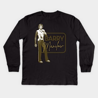 barry manilow vintage Kids Long Sleeve T-Shirt